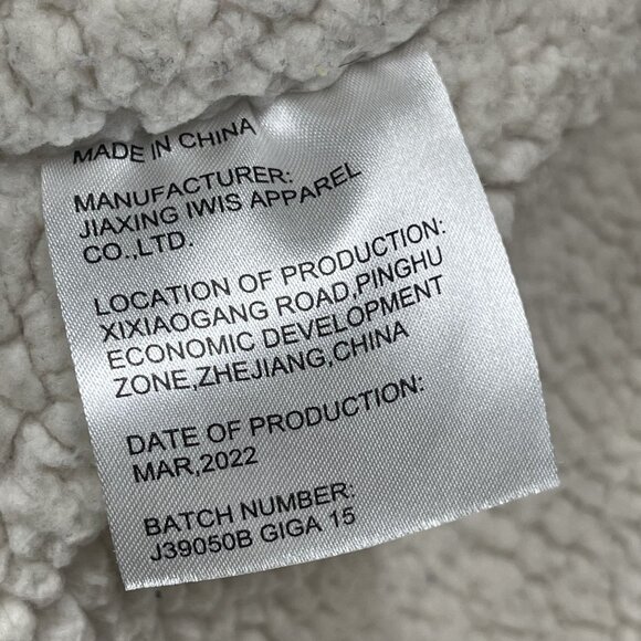 Save The Duck Kids Unisex Size 16 Gray Winter Ultra Light Puffer Jacket Sherpa - Picture 5 of 10